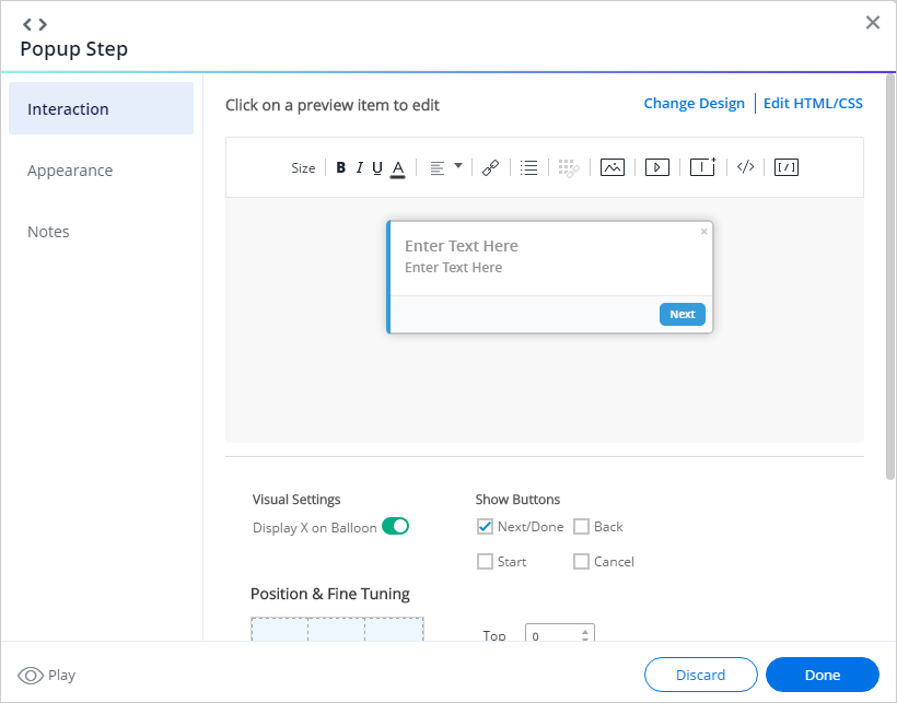 ポップアップステップ はじめに Walkme Support