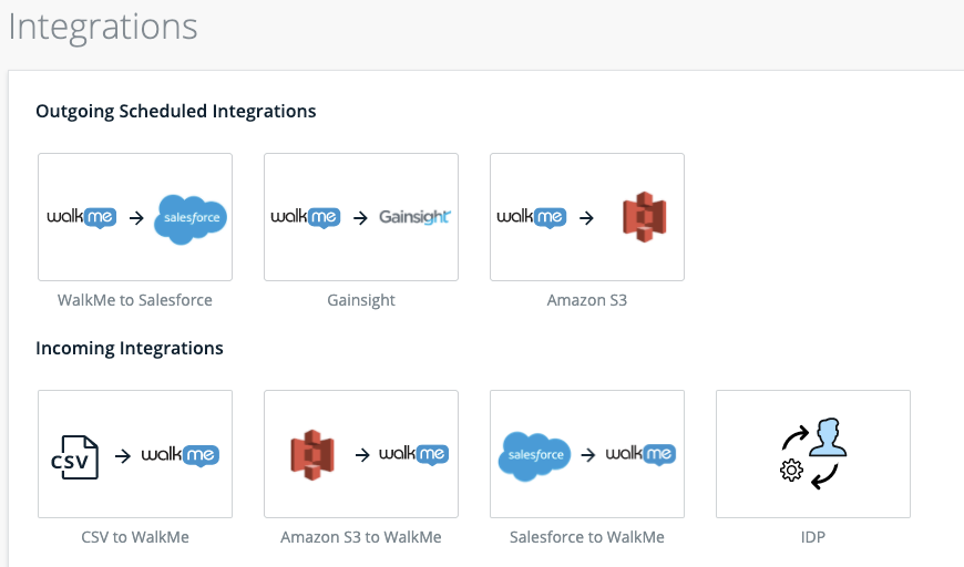 Salesforce Incoming Integration - WalkMe Help Center