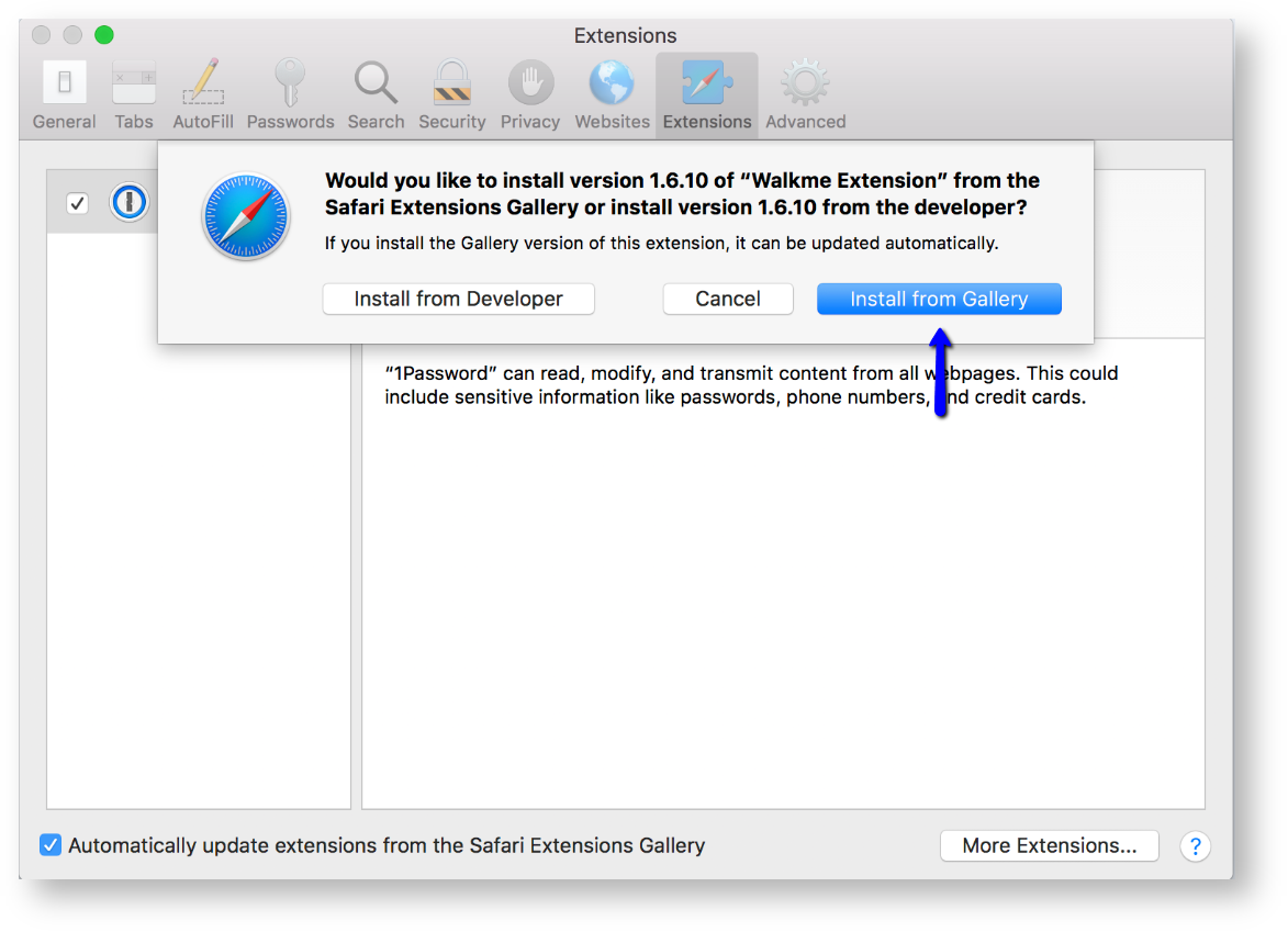 How to install safari extensions browser