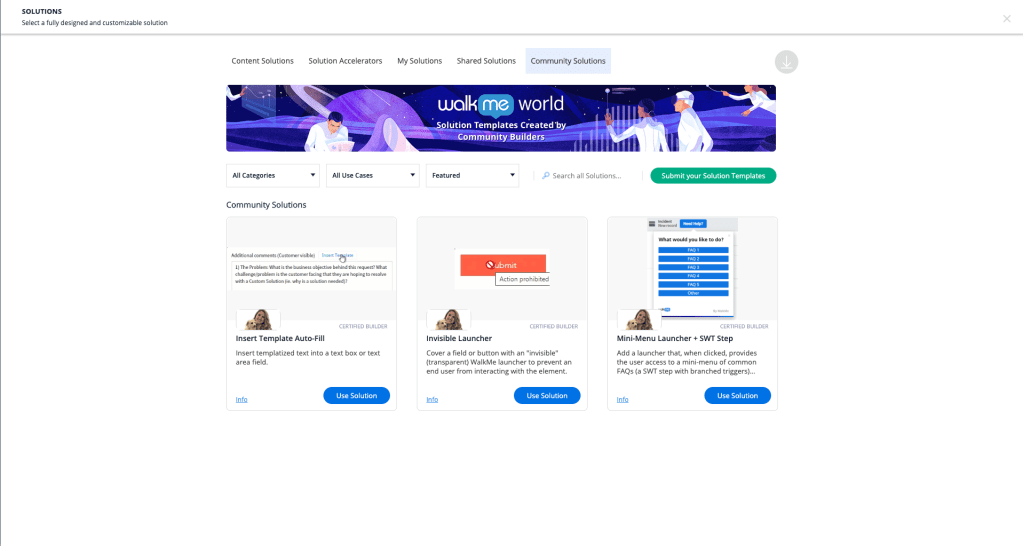 Community-Lösungsvorlagen