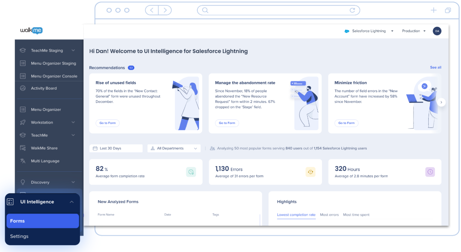 UI Intelligence - WalkMe Help Center