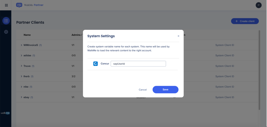 WalkMe Partner Console for SAP Concur - WalkMe Help Center