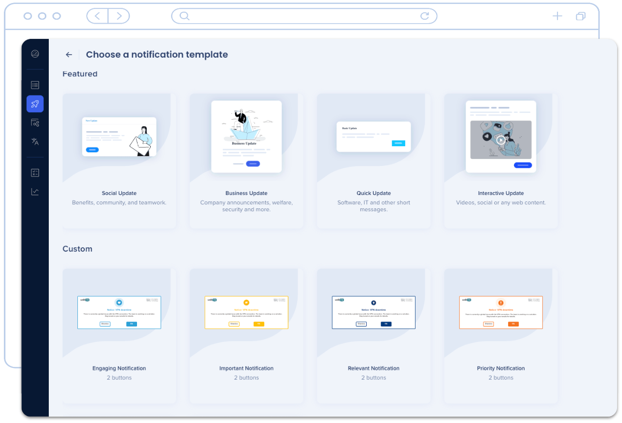 Communication Center Templates - WalkMe Help Center