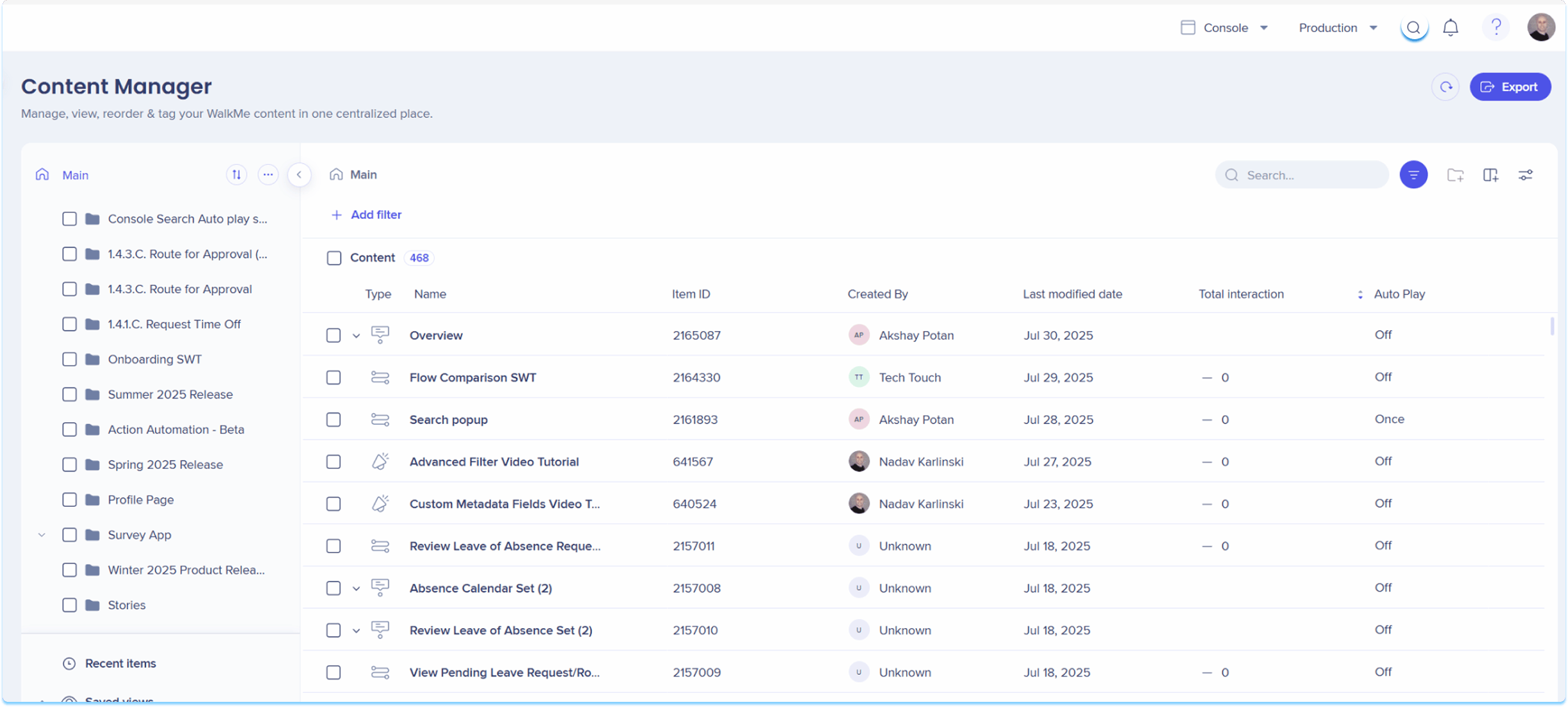 WalkMe Console - WalkMe Help Center