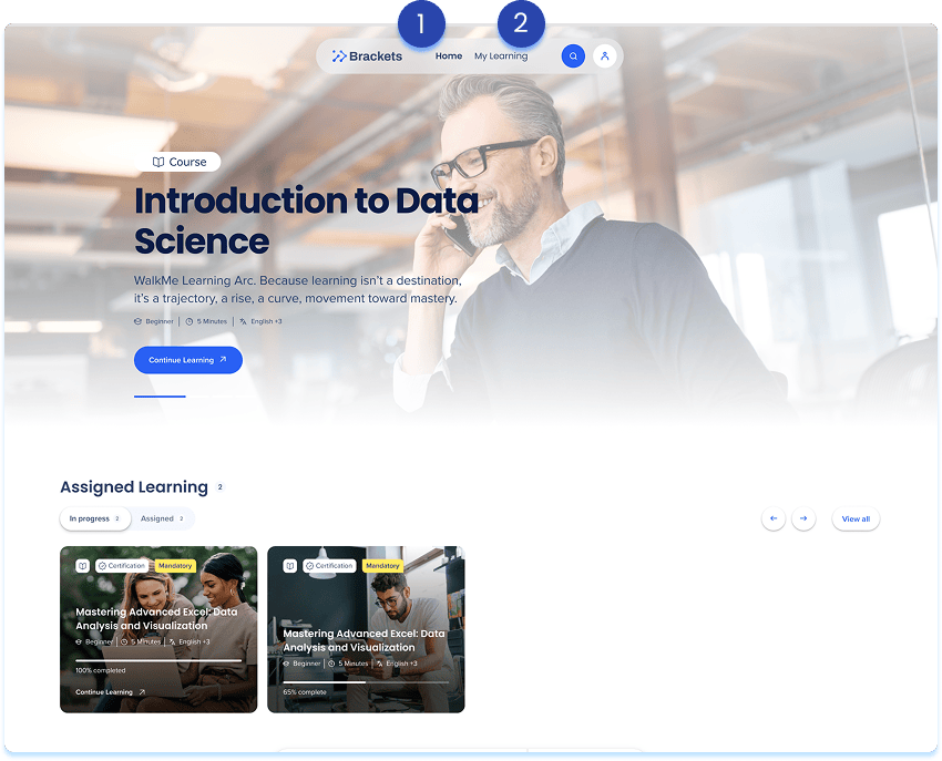 Learning Search WalkMe Learning Arc Portal - WalkMe Help Center